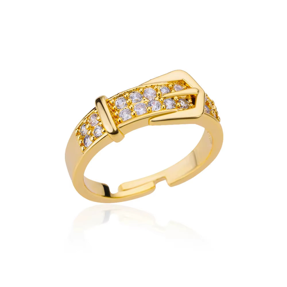 New in Zircon Cross Rings for Women Adjustable Stainless Steel Cross Ring Femme Design Luxury Wedding Jewerly Gift 2026 Anillos