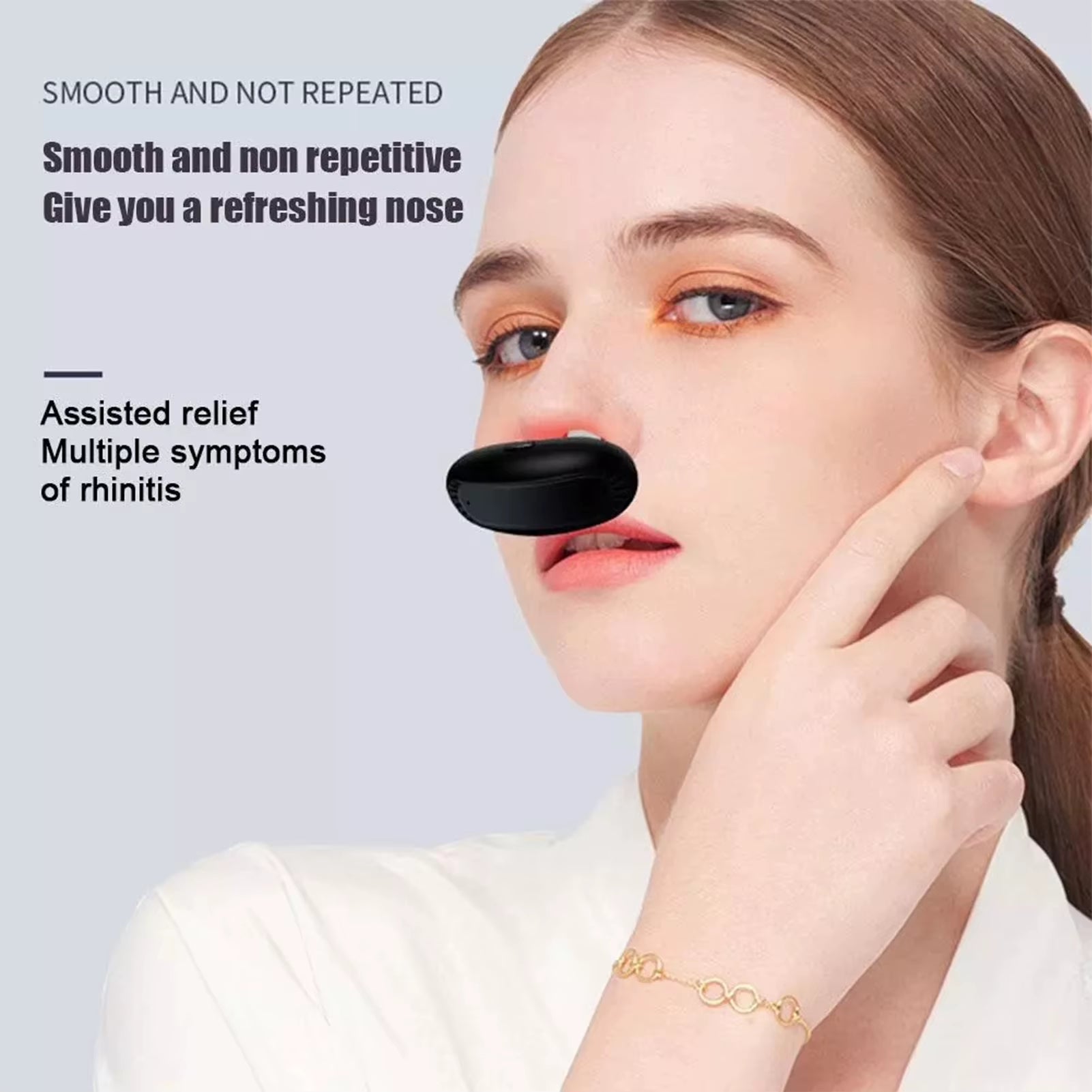 1Pcs/Lot New Hot Smart Infrared Nasal Therapy Device Portable Infrared Intelligent Rhinitis Machine for Rhinifis and Allergy Sym